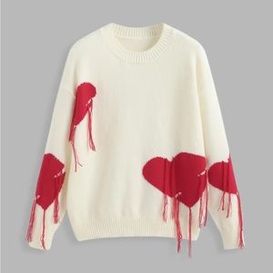 Heart Pattern Hassel Sweater